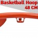 B&G Basketball Hoop ห่วงบาสเกตบอล แขวนติดผนังขอบโลหะ ขนาด 48 Cm